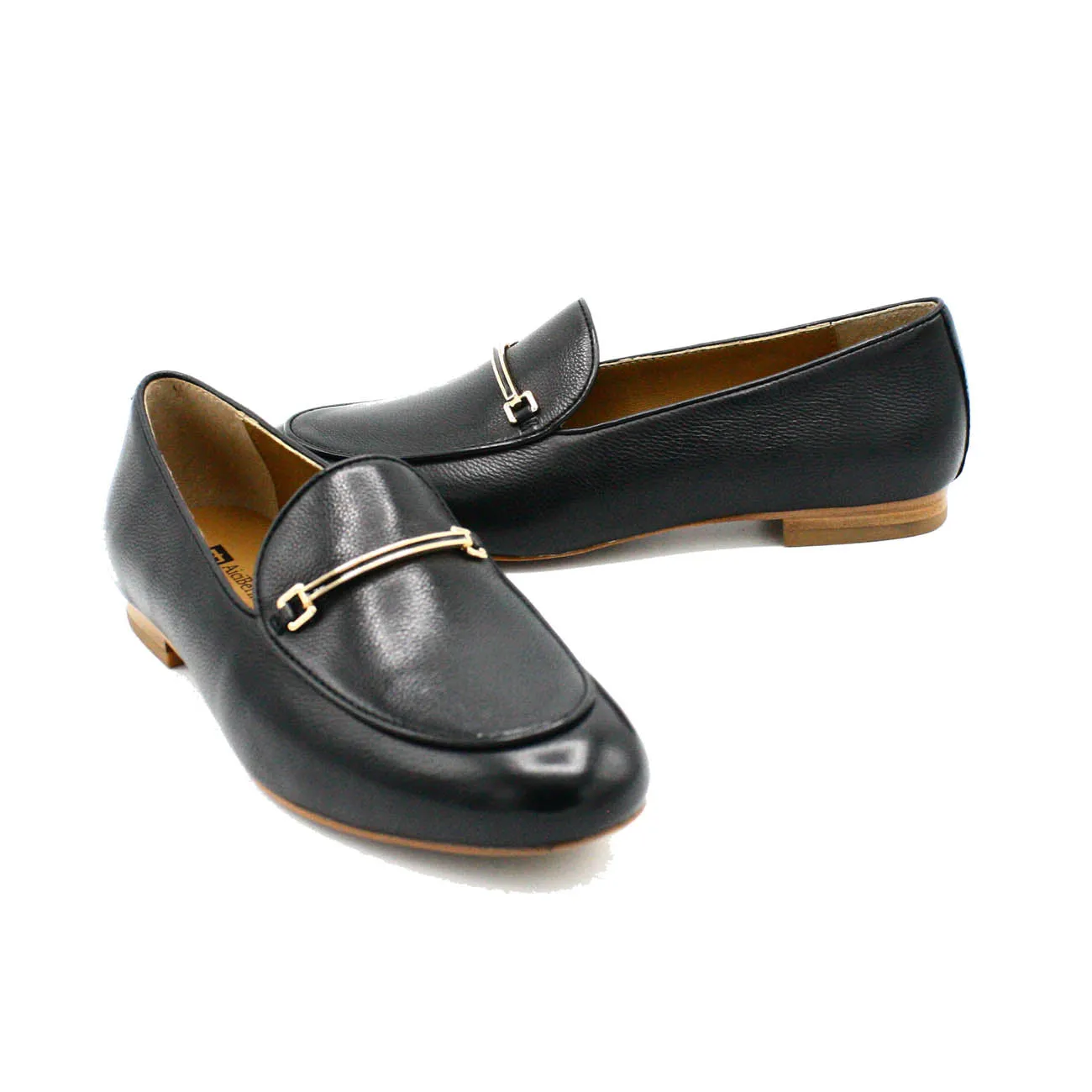 Aici Berllucci Leather Loafer with Buckle