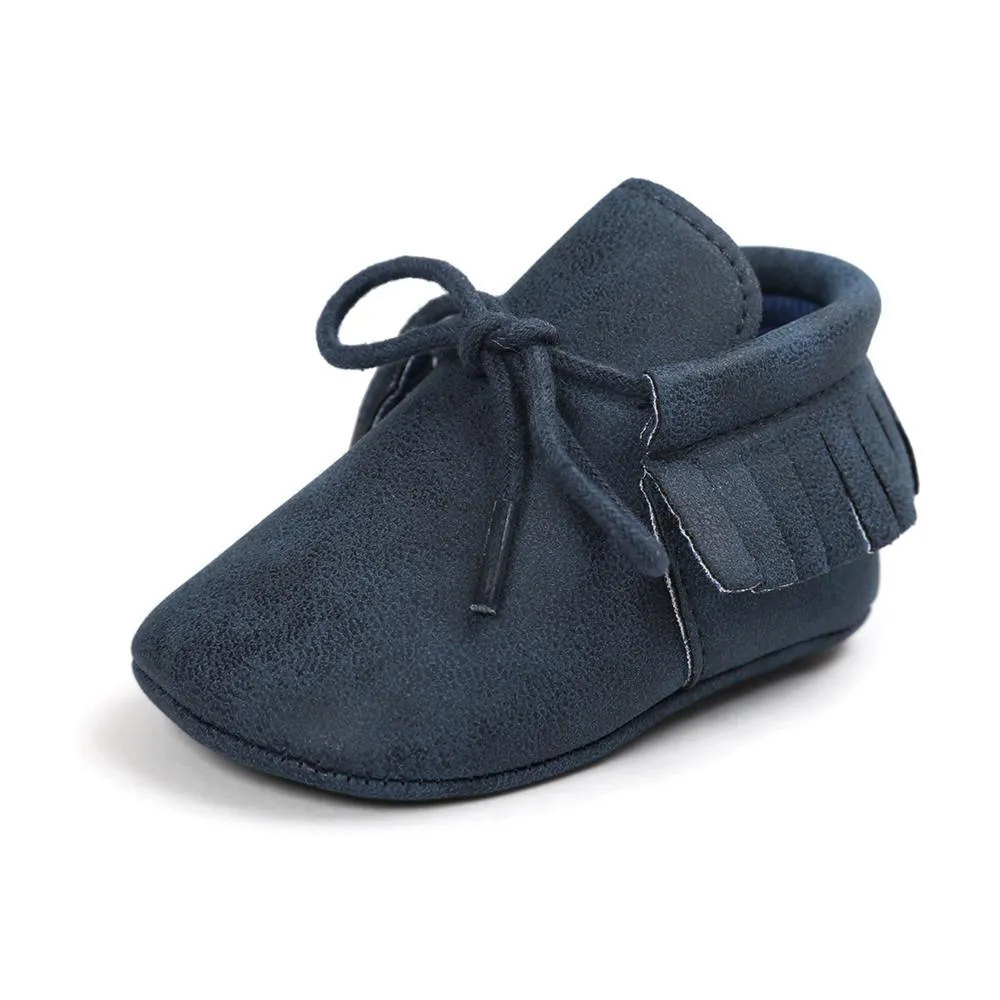Baby Tassel Lace Up Comfy Flat Shoes Wholesale Shoes For Kids