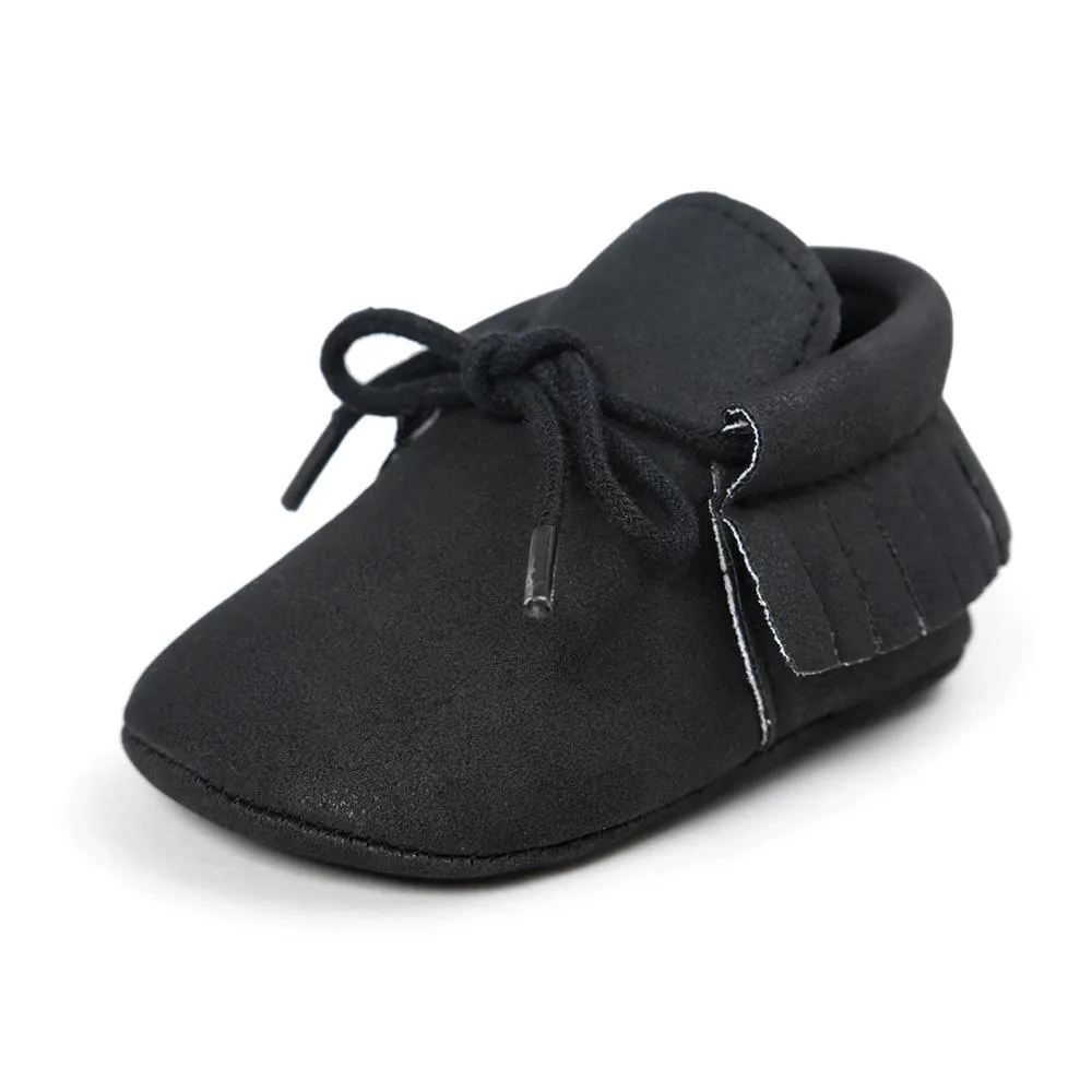 Baby Tassel Lace Up Comfy Flat Shoes Wholesale Shoes For Kids