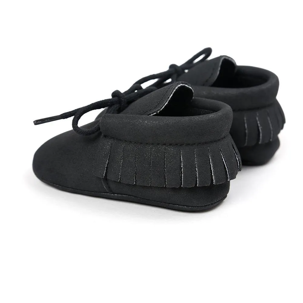 Baby Tassel Lace Up Comfy Flat Shoes Wholesale Shoes For Kids