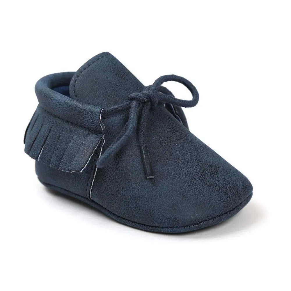 Baby Tassel Lace Up Comfy Flat Shoes Wholesale Shoes For Kids