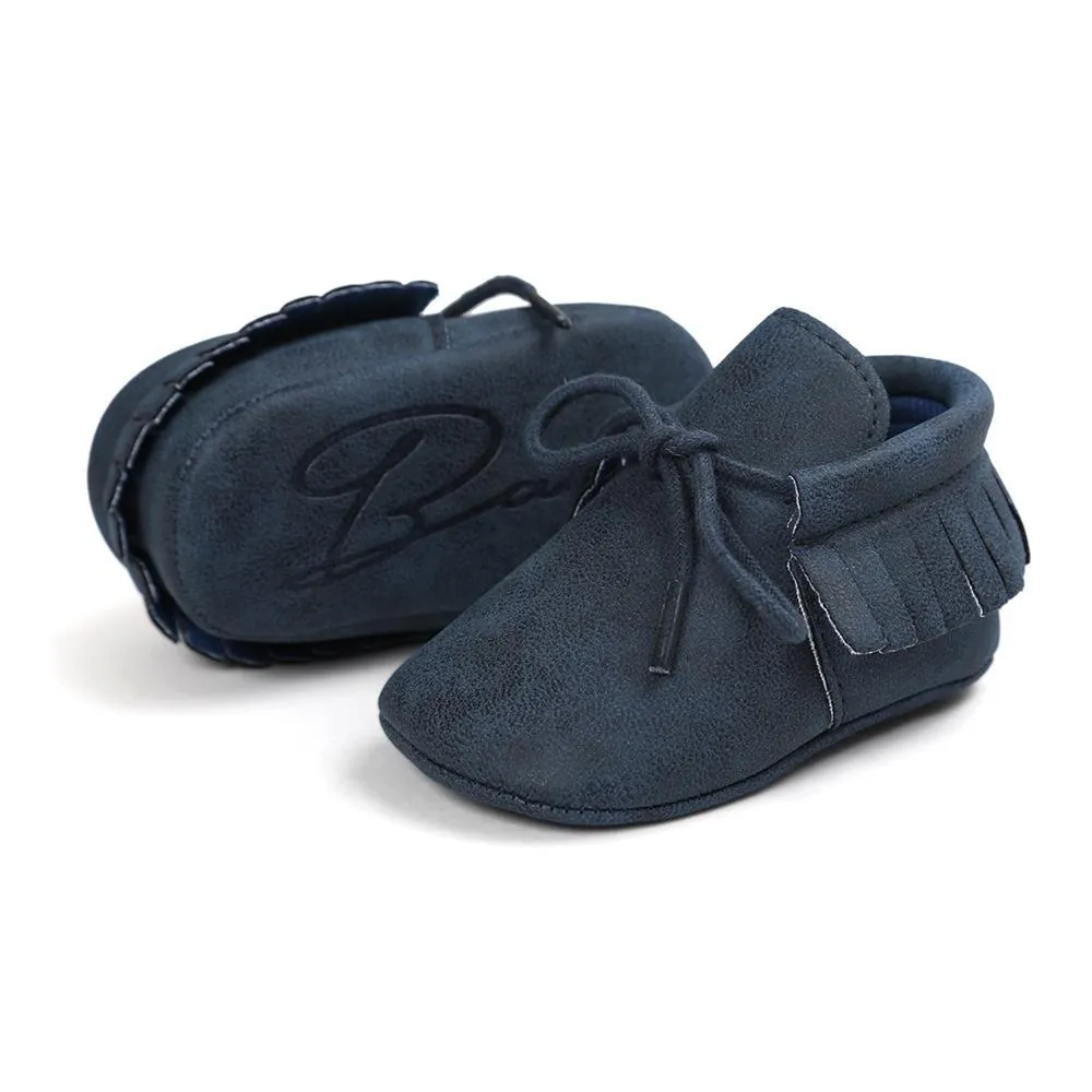 Baby Tassel Lace Up Comfy Flat Shoes Wholesale Shoes For Kids