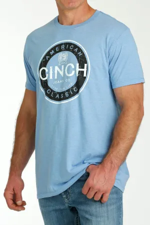 Cinch Men's Jeans Tee Light Blue