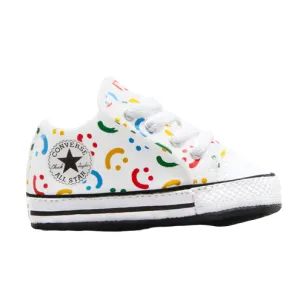 Converse scarpa da culla Chuck Taylor All Star Cribster Easy-On A06353C bianco-fantasia