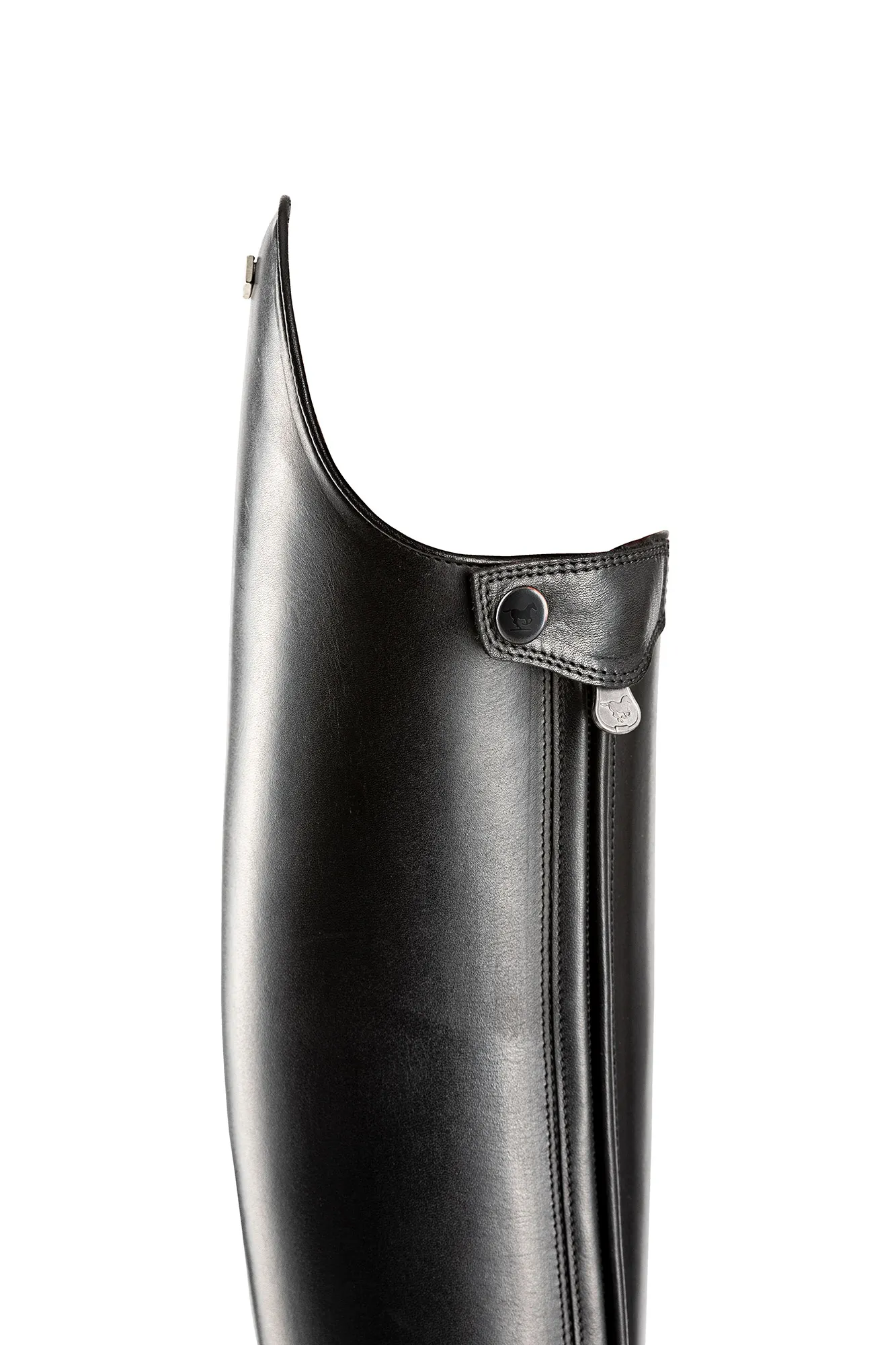DeNiro Bellini Custom Dressage Boots Brushed Black w/ Patent - In Stock
