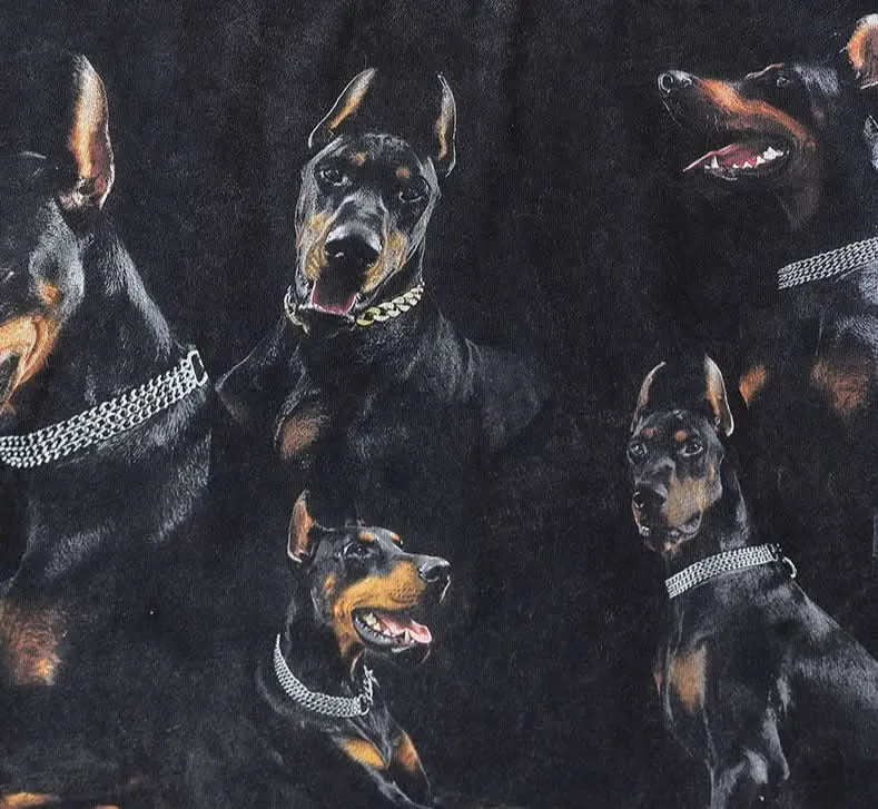 Doberman Graphic Tee | Distressed for Men