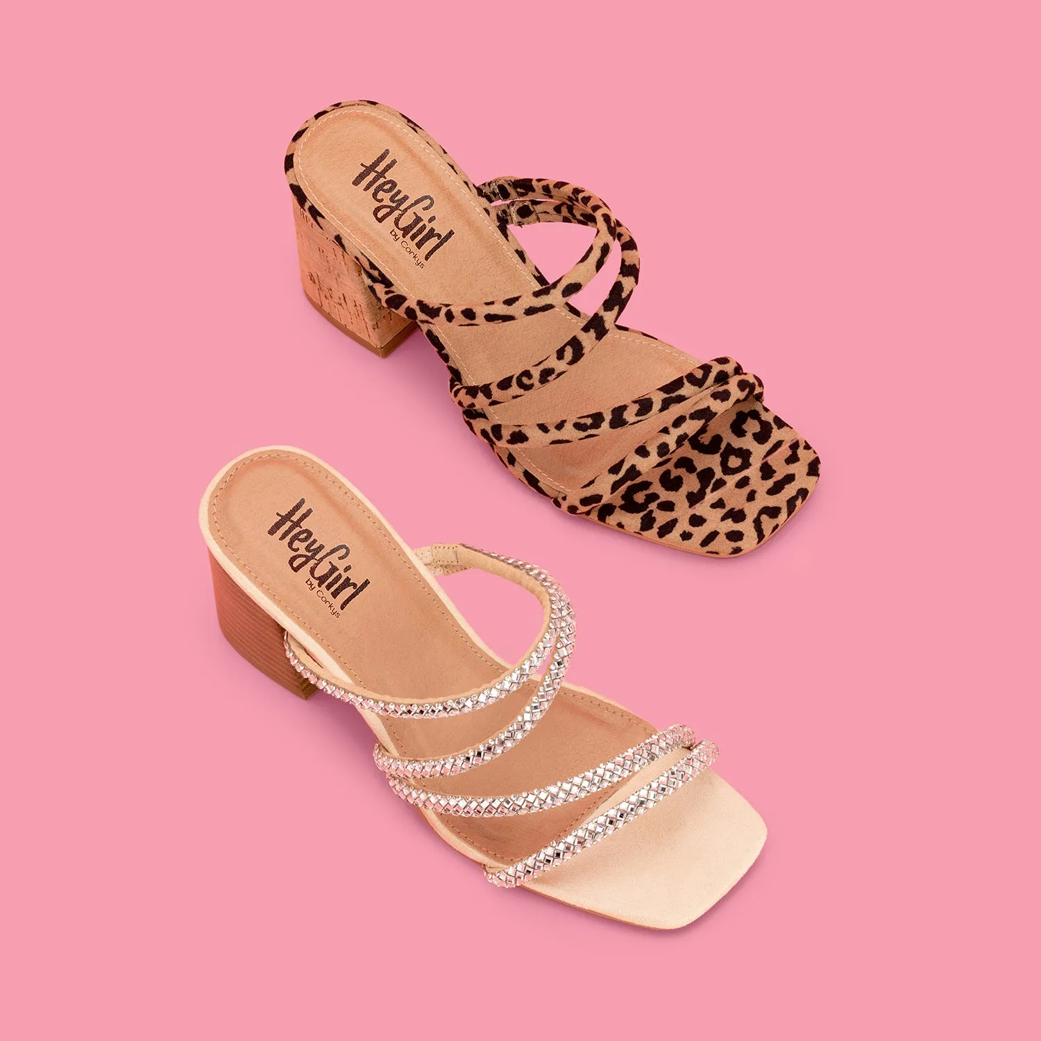 Dreamy Ivory Patent Healed Sandal