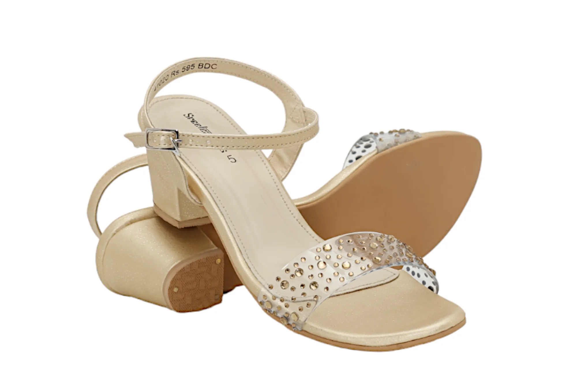 FANCY HEEL SANDAL 41020