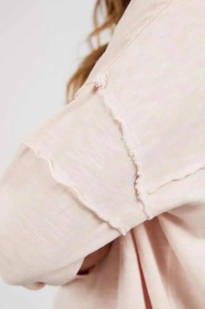 Foxwood Jayne Throw On Top Pale Pink