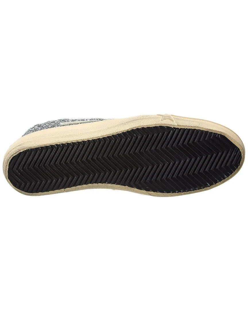 Golden Goose Vstar2 Glitter & Suede Sneaker