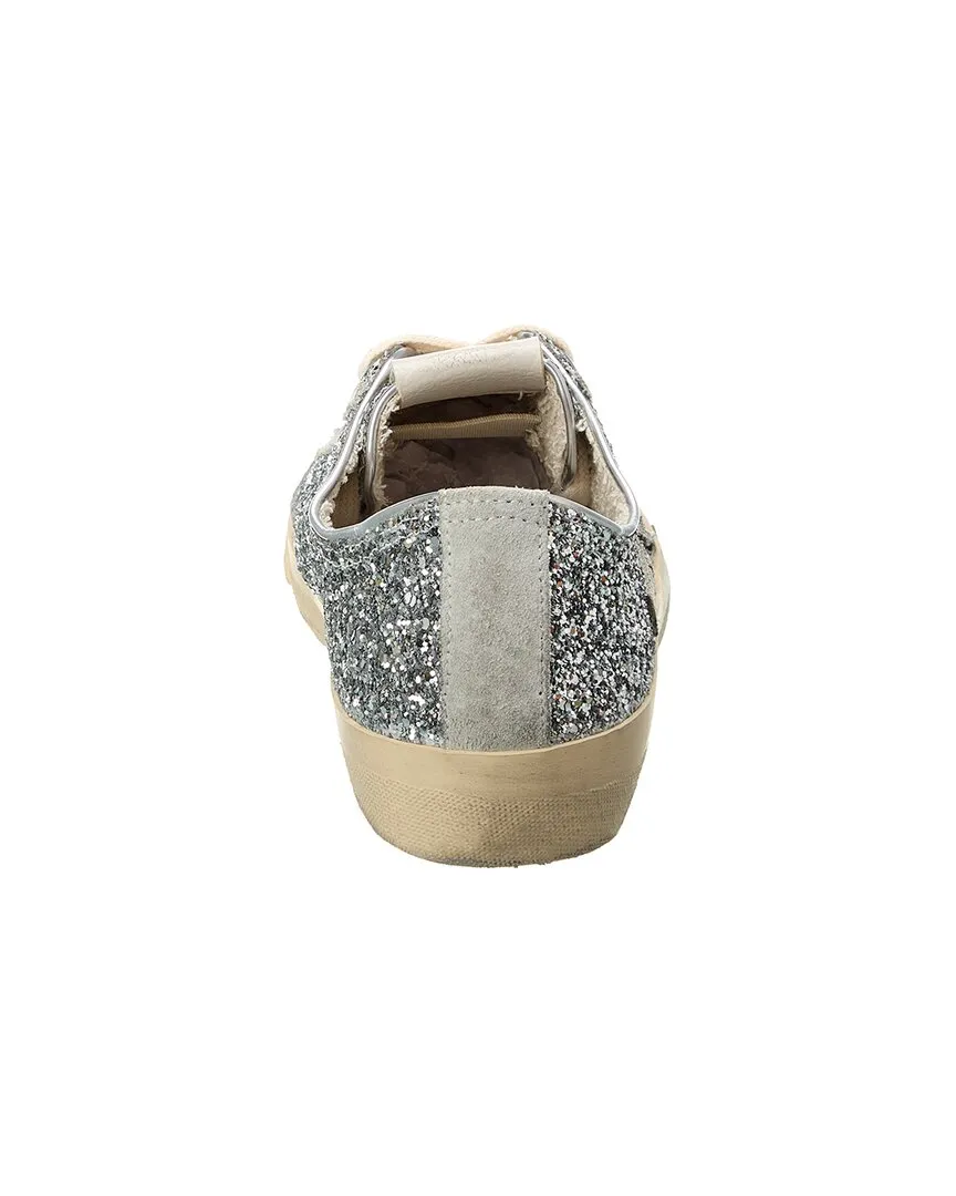 Golden Goose Vstar2 Glitter & Suede Sneaker