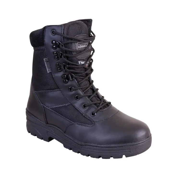 Half Leather Half Nylon Patrol Boots