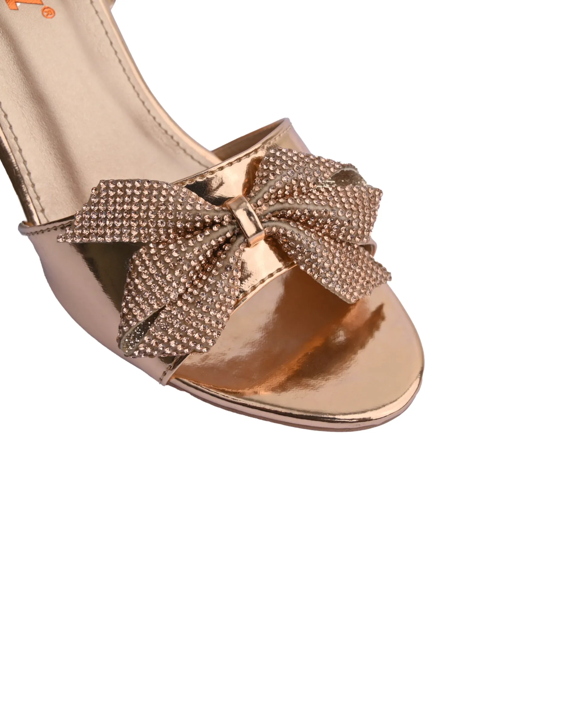 IJ-3037-Peach Women Casual Sandal Heels