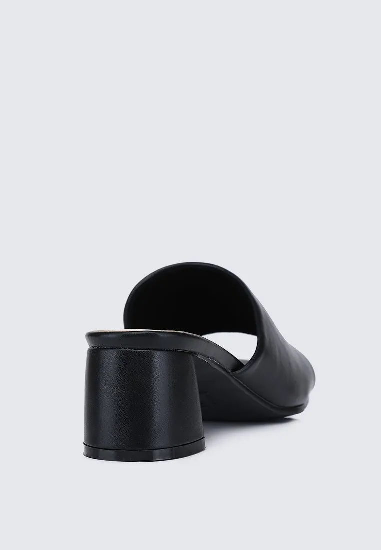 Karissa WideFit Comfy Heels In Black