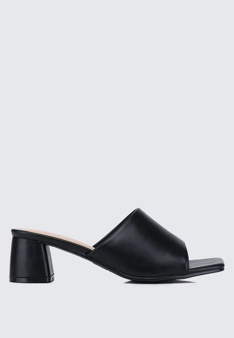 Karissa WideFit Comfy Heels In Black