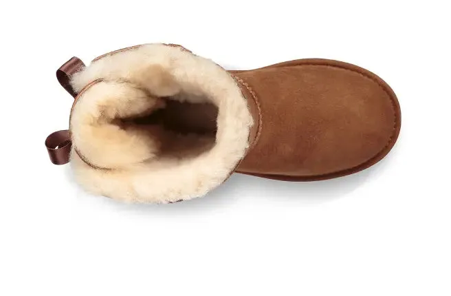 Kids’ UGG Bailey Bow II – Cozy Sheepskin Boot with a Feminine Touch