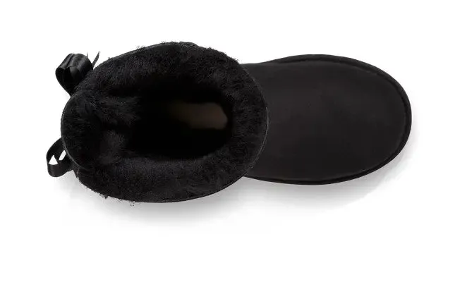 Kids’ UGG Bailey Bow II – Cozy Sheepskin Boot with a Feminine Touch