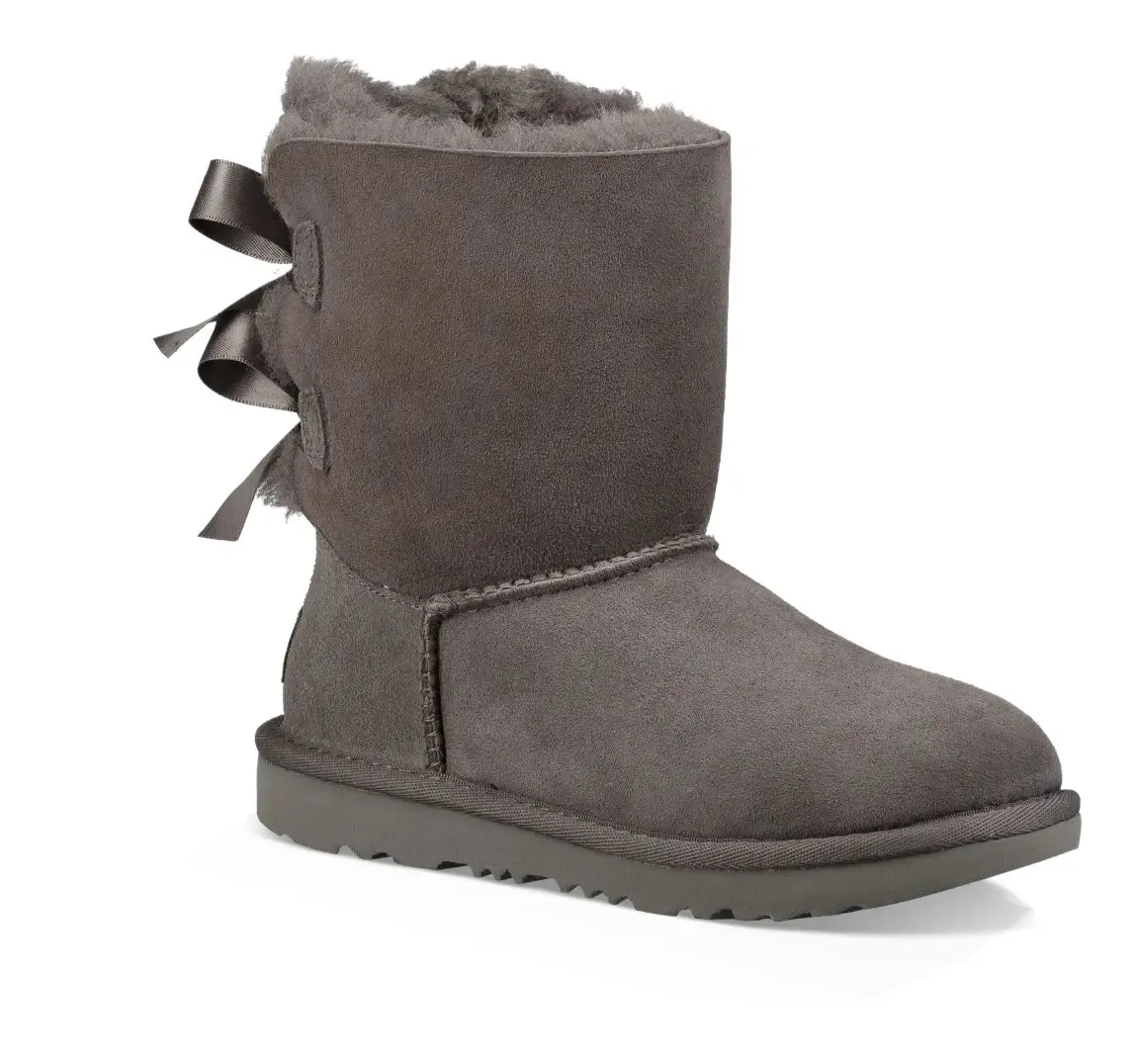 Kids’ UGG Bailey Bow II – Cozy Sheepskin Boot with a Feminine Touch