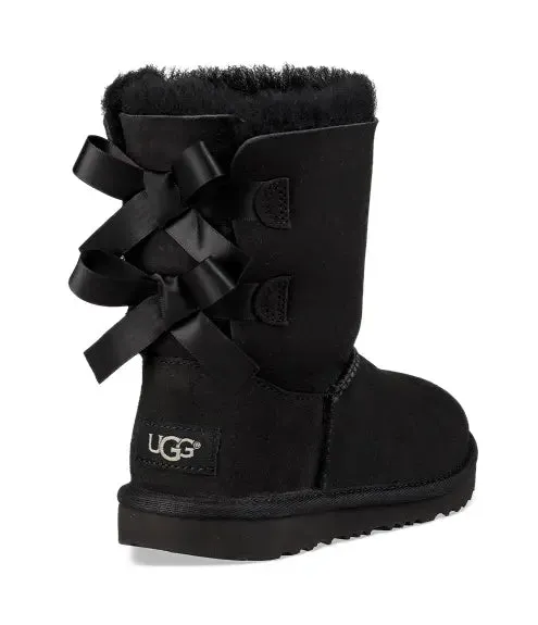 Kids’ UGG Bailey Bow II – Cozy Sheepskin Boot with a Feminine Touch