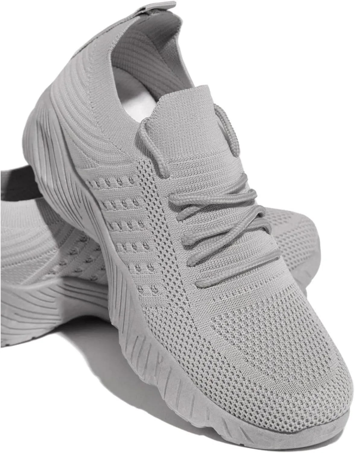 Ladmiple Sneakers For Women Trendy 2025 Slip On Running Shoes Lightweight Gym Workout Walking Tennis Shoes Fashion Sneakers