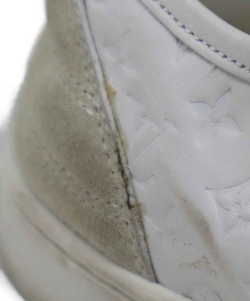 Louis Vuitton White Leather Sneakers sz 5.5