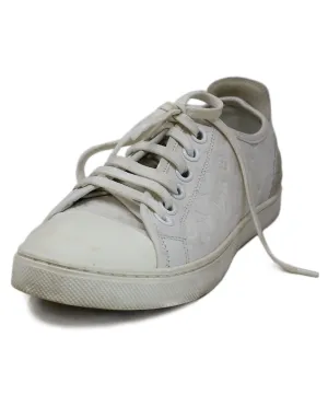 Louis Vuitton White Leather Sneakers sz 5.5