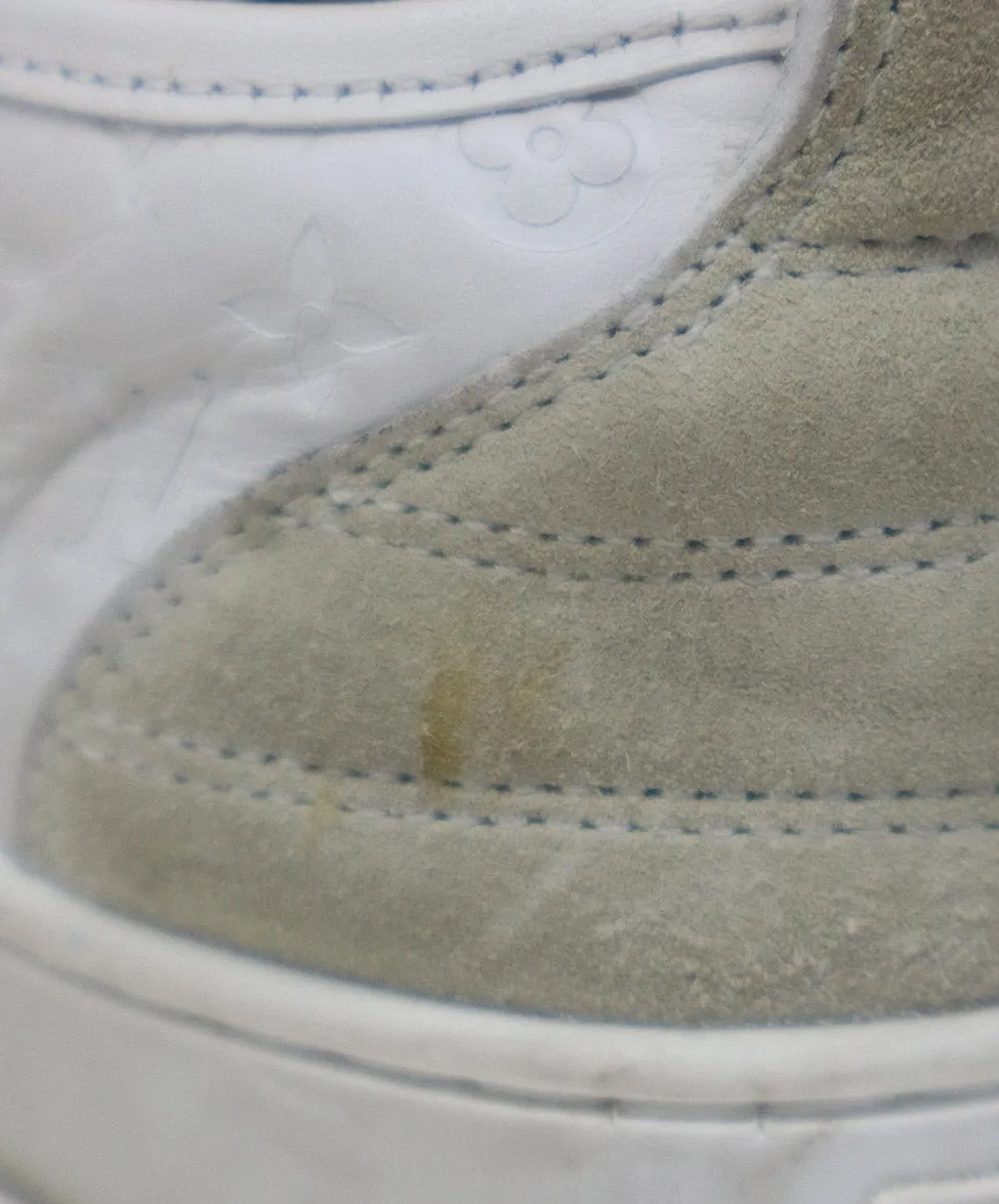Louis Vuitton White Leather Sneakers sz 5.5