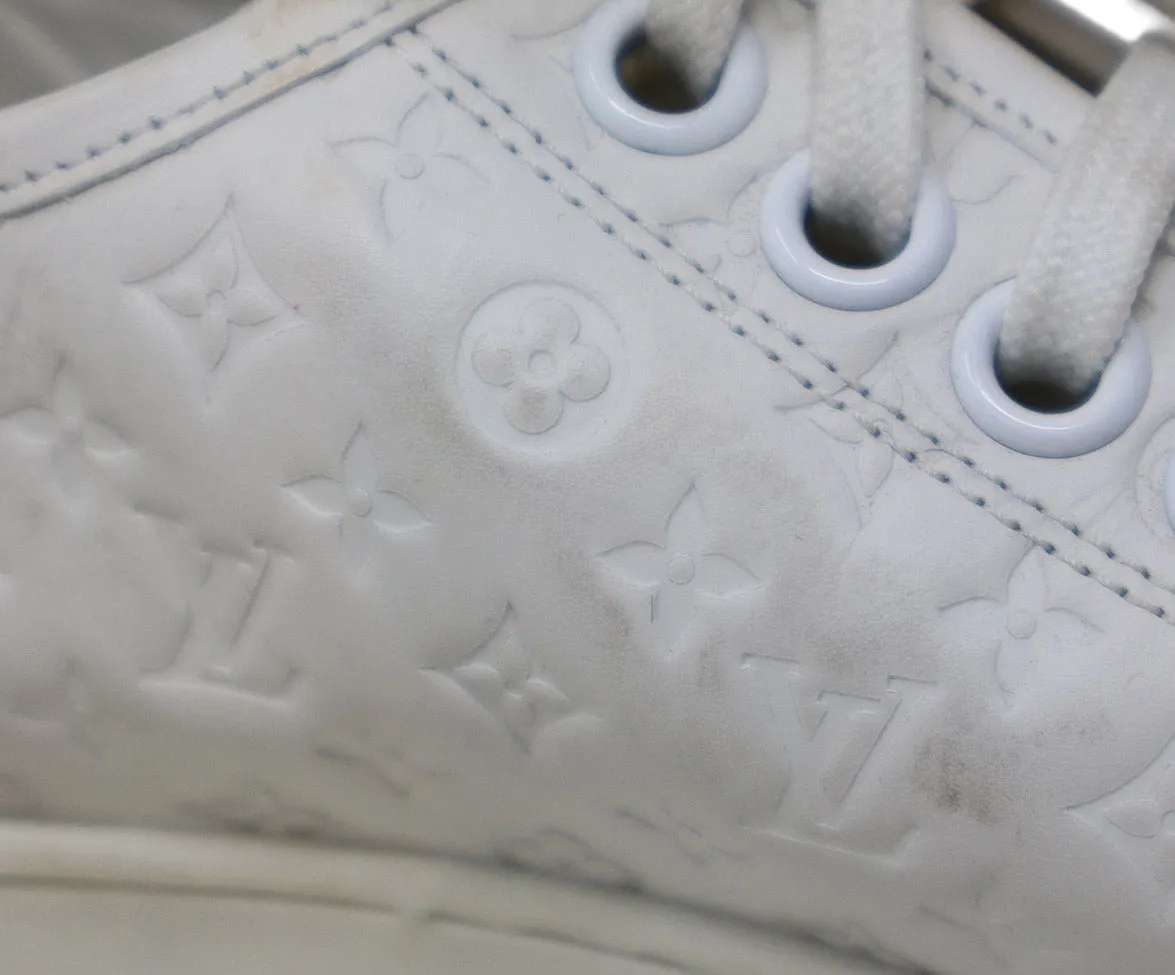 Louis Vuitton White Leather Sneakers sz 5.5