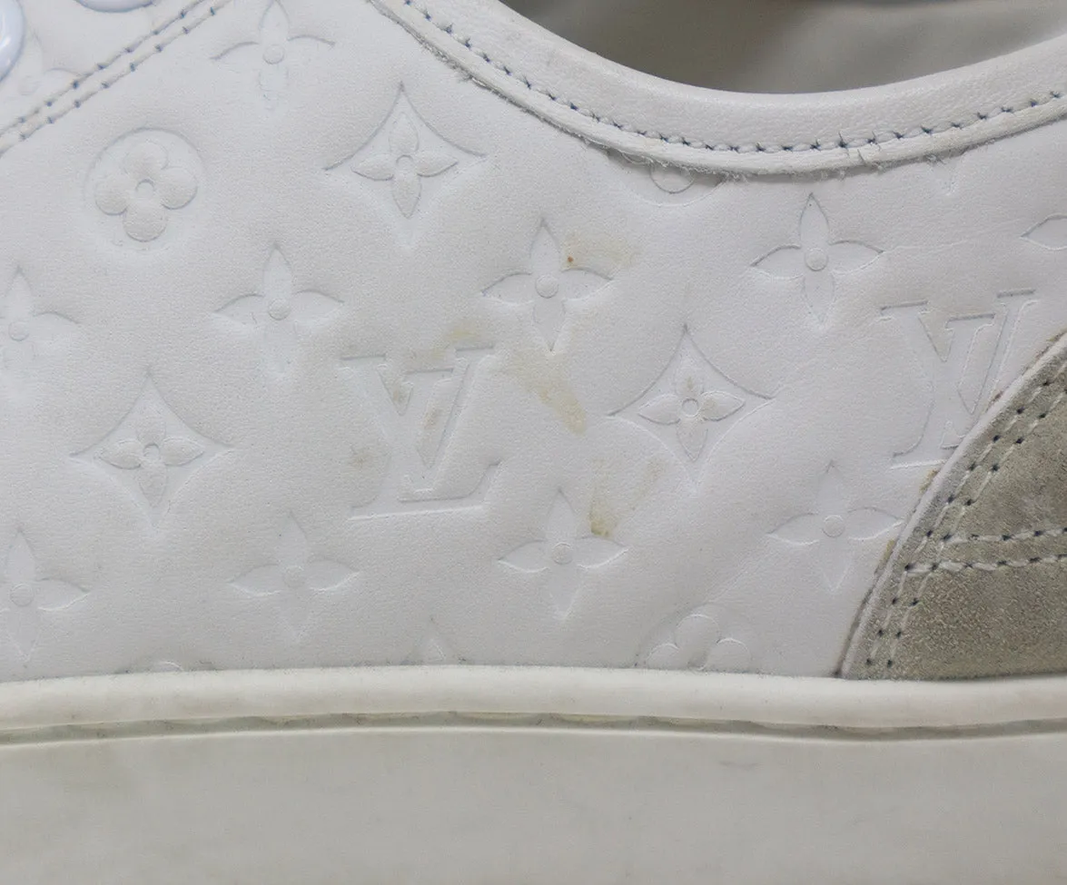 Louis Vuitton White Leather Sneakers sz 5.5