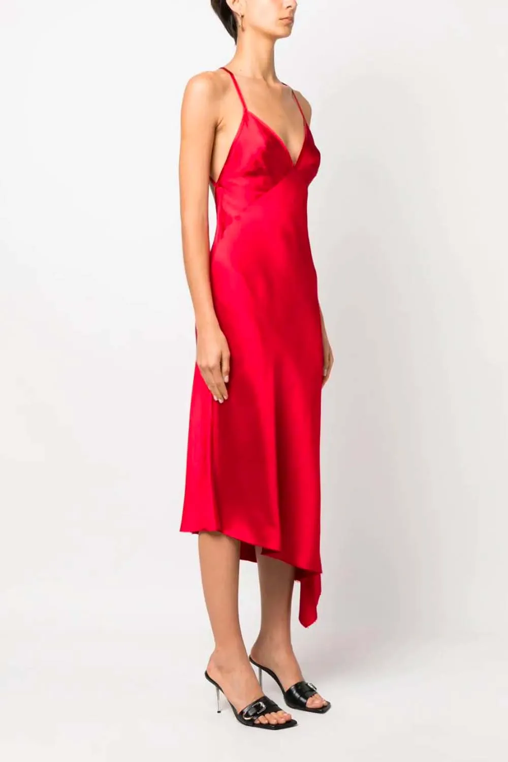No. 21 - Asymmetrical Dress: Red