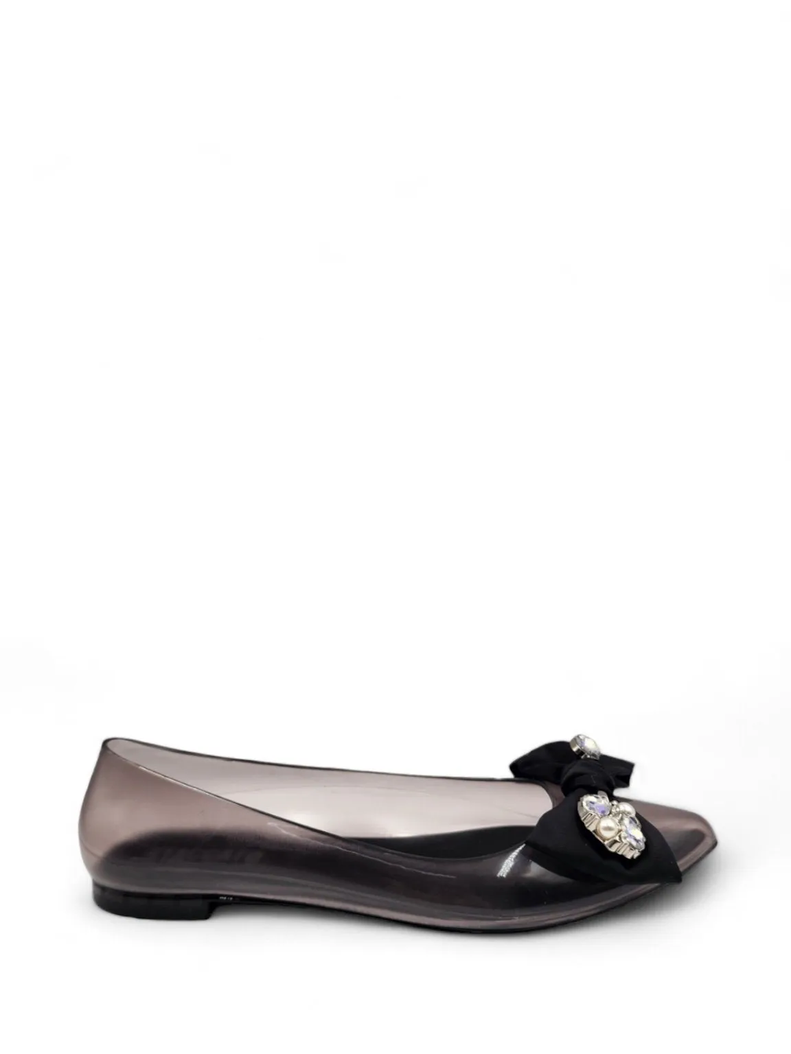 Petite Bow Jelly Flats