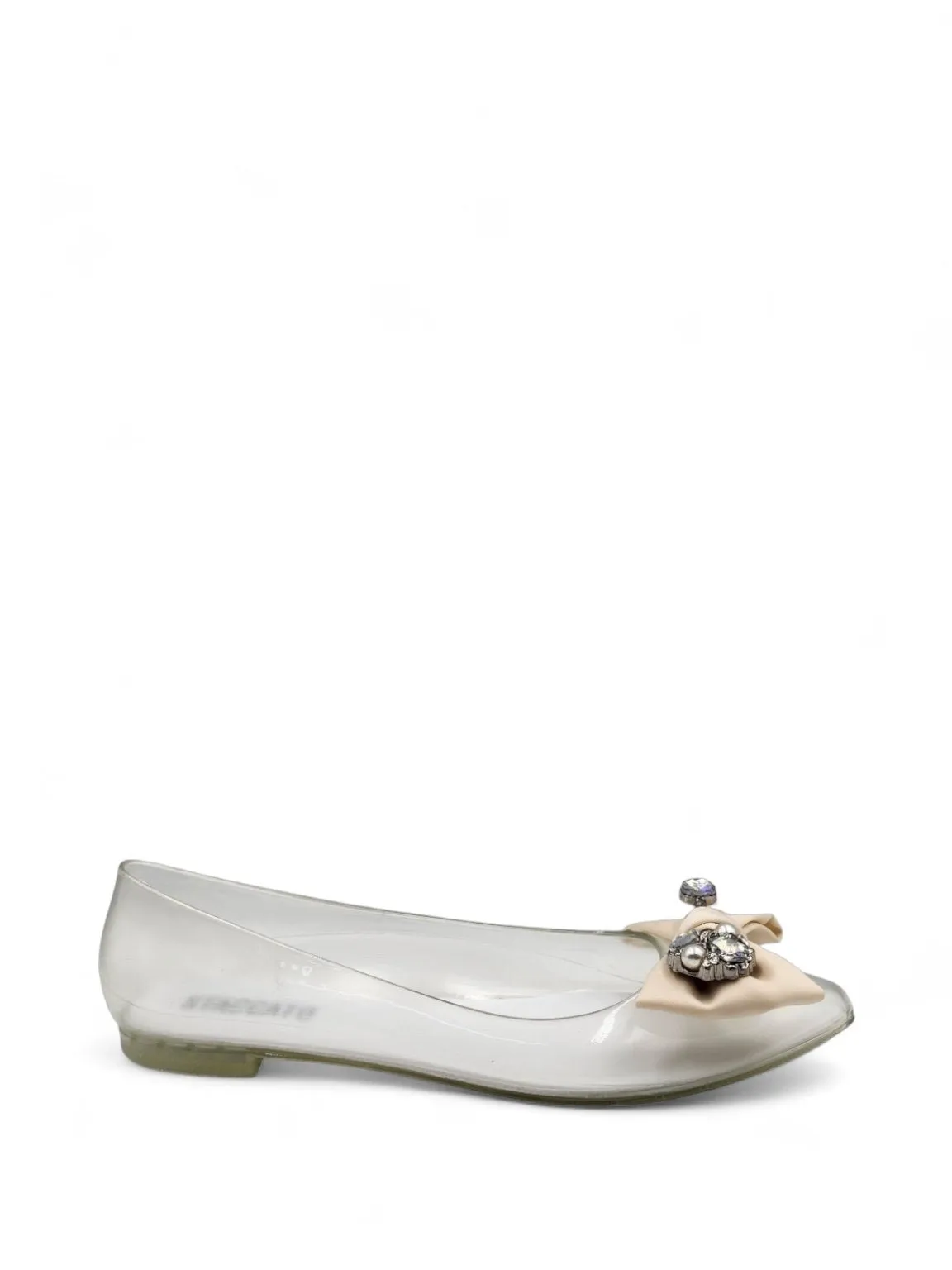 Petite Bow Jelly Flats