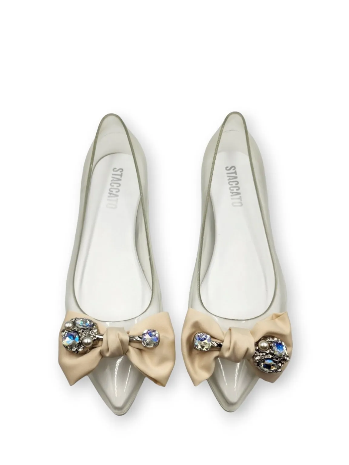 Petite Bow Jelly Flats