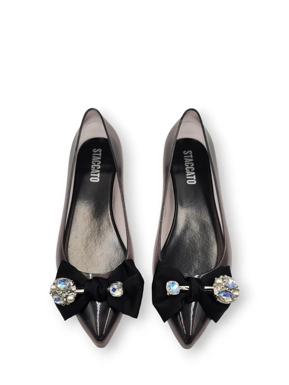 Petite Bow Jelly Flats