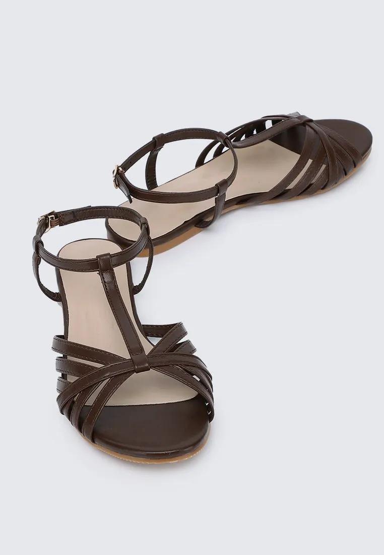 Rebecca Comfy Sandals In Espresso