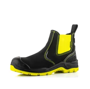 *SPECIAL PRICE* - Buckler Safety Dealer Boot BVIZ3 YL | Hi-Viz Waterproof Protection