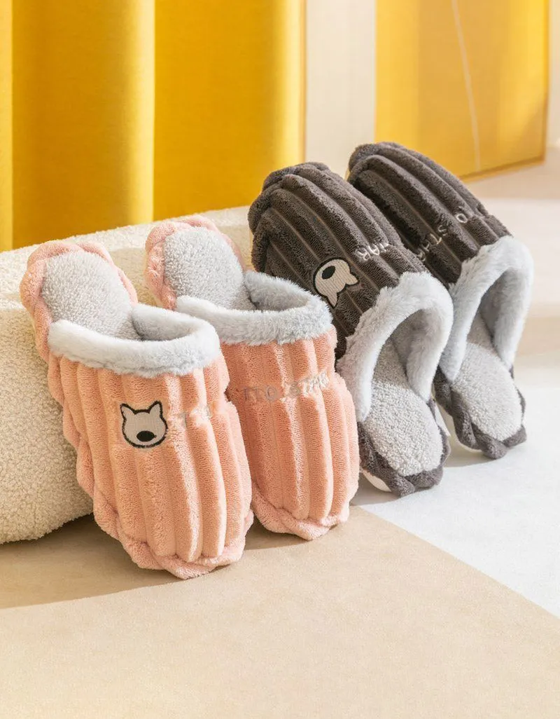 Stripe Comfy House Indoor Slippers for Women