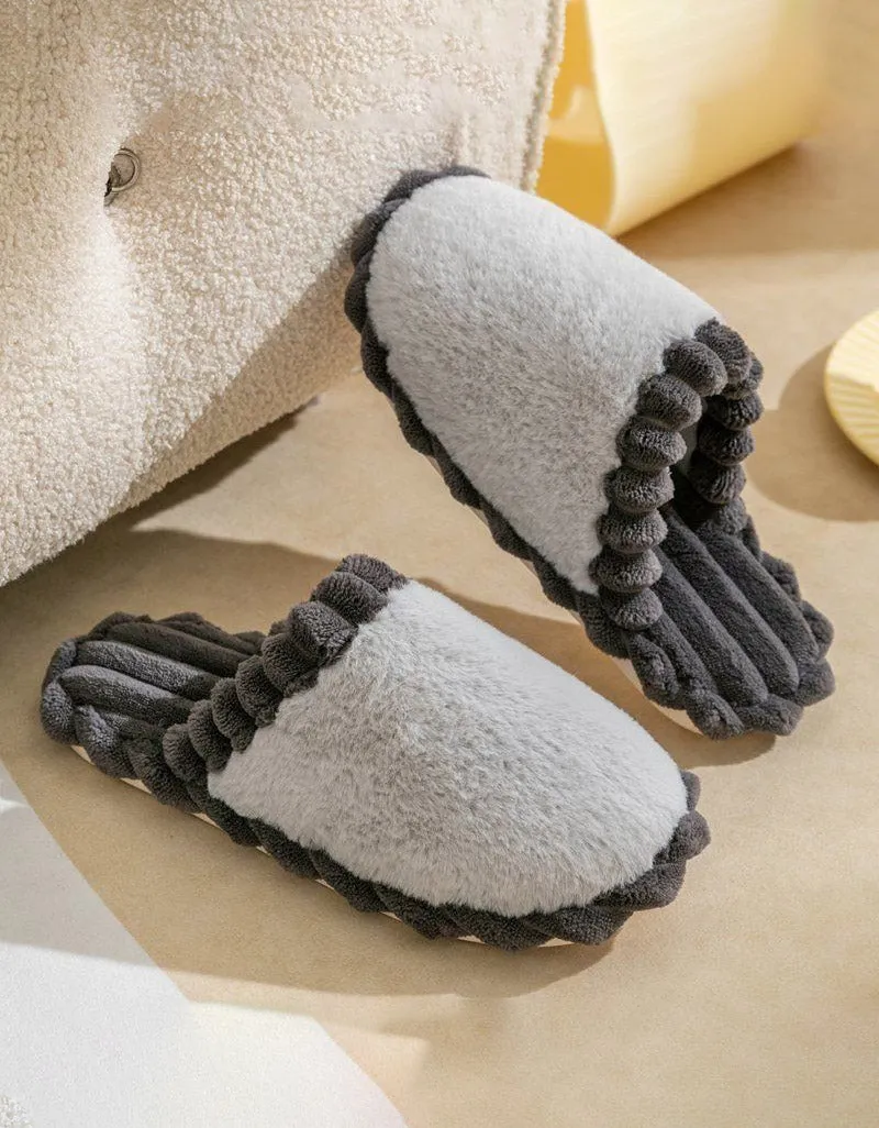 Stripe Comfy House Indoor Slippers for Women