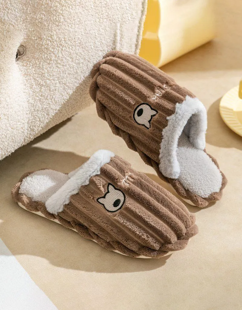 Stripe Comfy House Indoor Slippers for Women