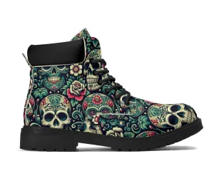 Sugar Skull Classic Boots