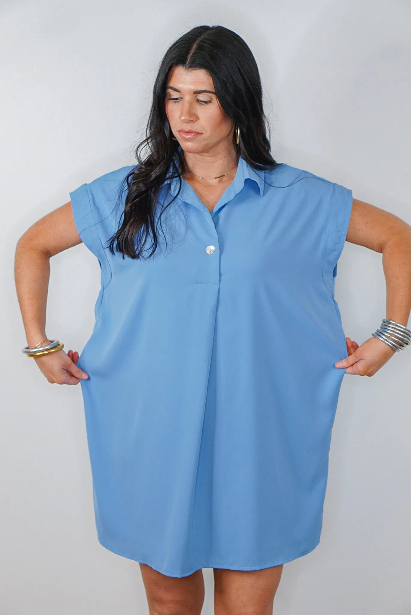 Summer Secrets Blue Tunic Dress
