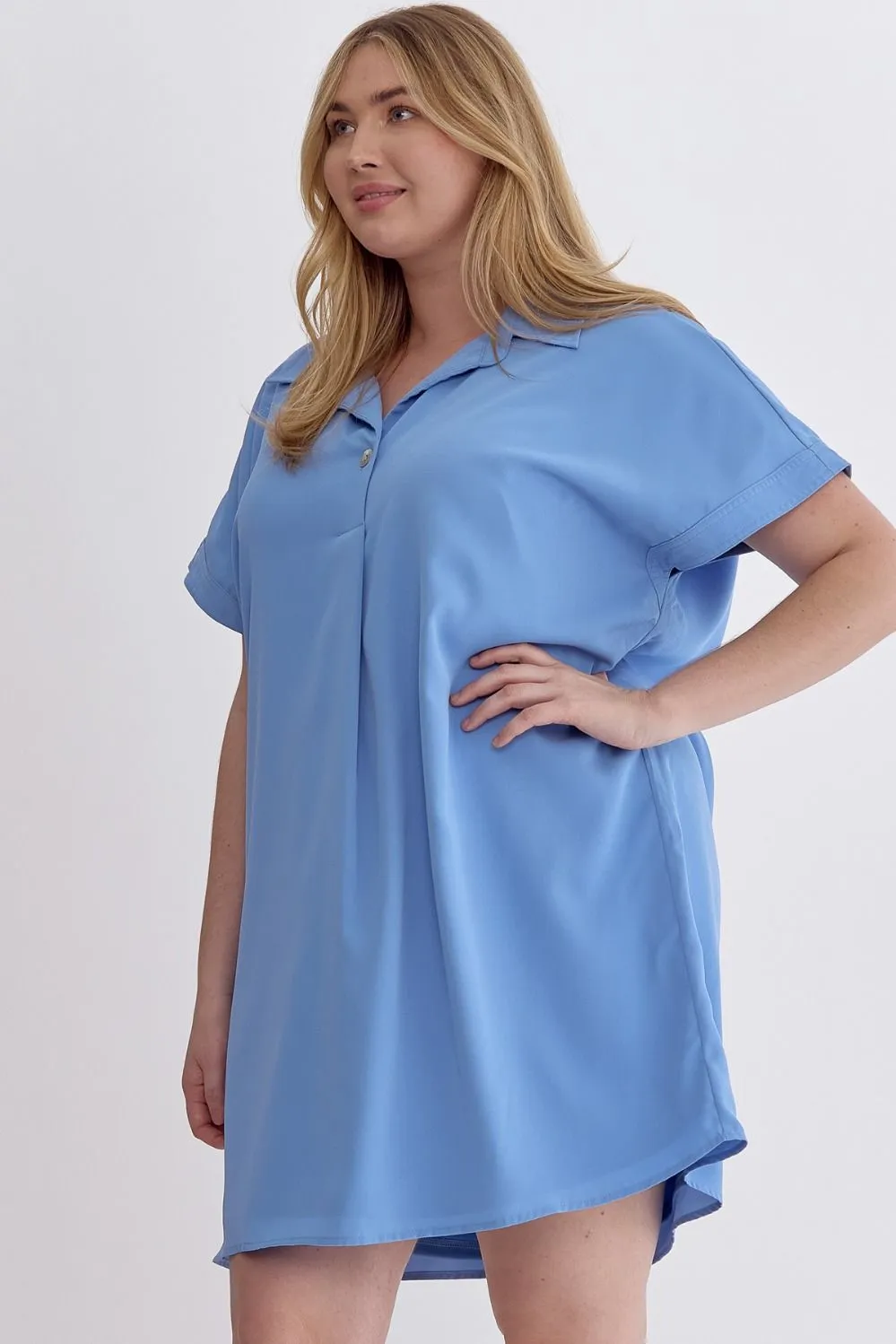 Summer Secrets Blue Tunic Dress