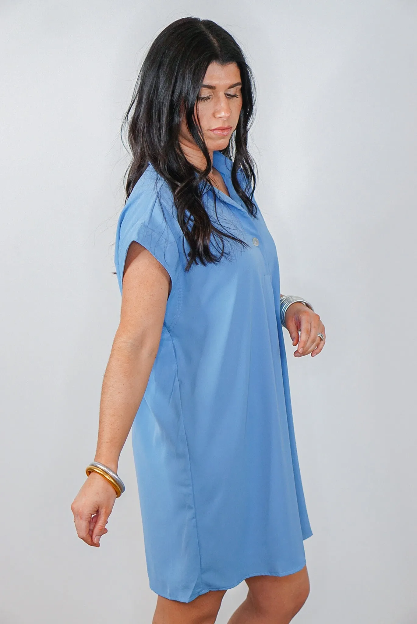 Summer Secrets Blue Tunic Dress