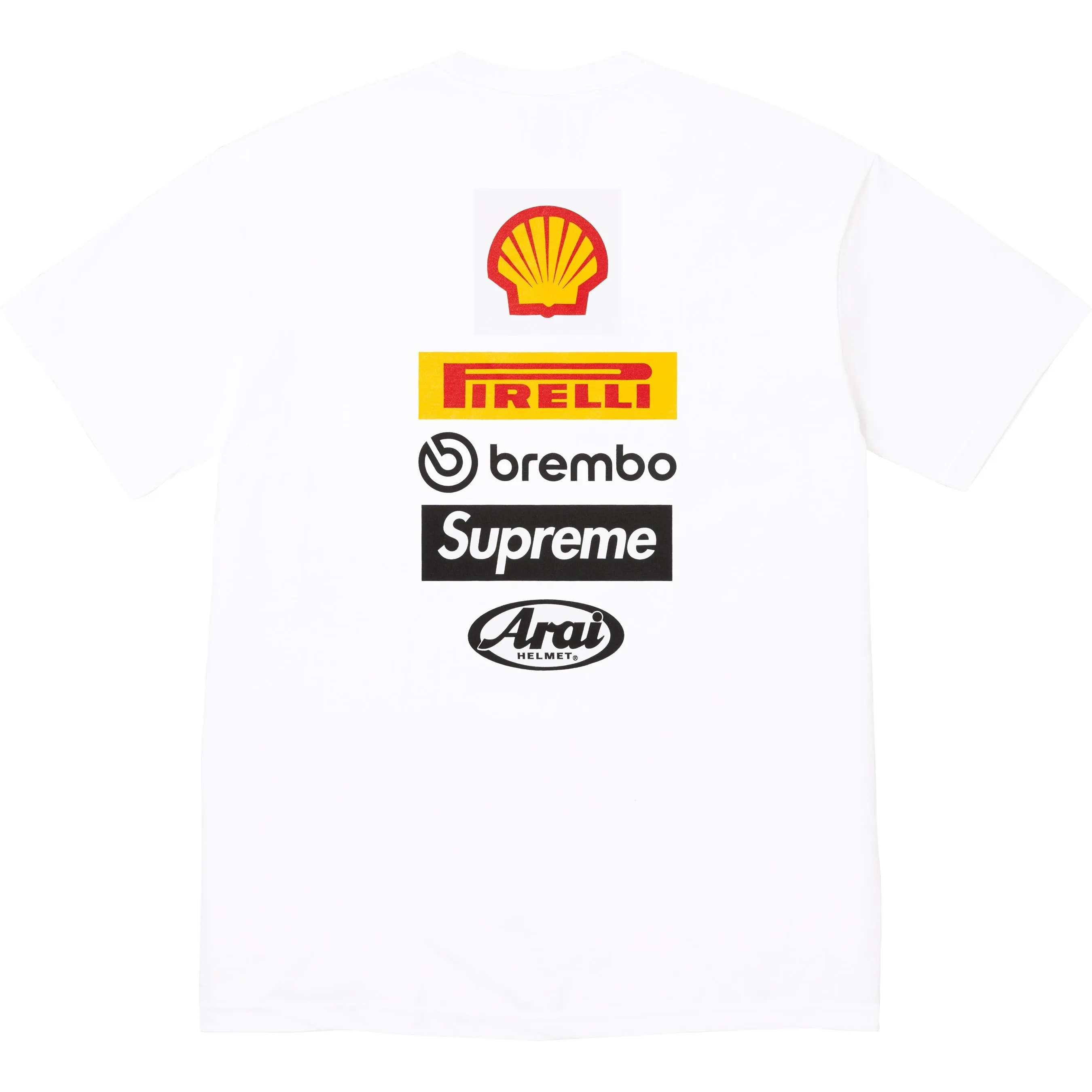 SUPREME®/DUCATI® LOGO TEE WHITE
