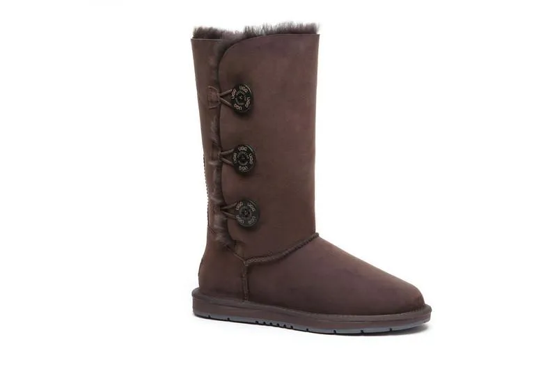 Tall Button Boots