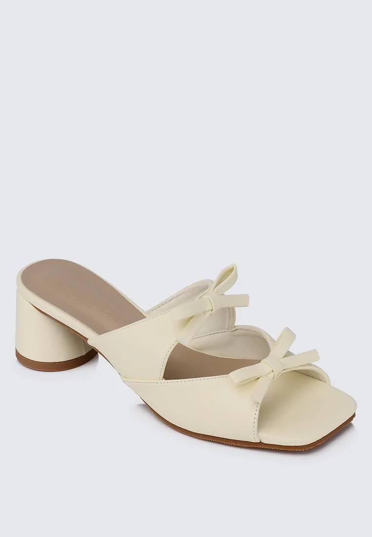 Venus Comfy Heels In Butter