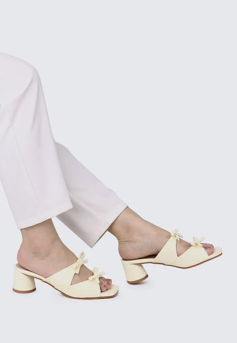 Venus Comfy Heels In Butter