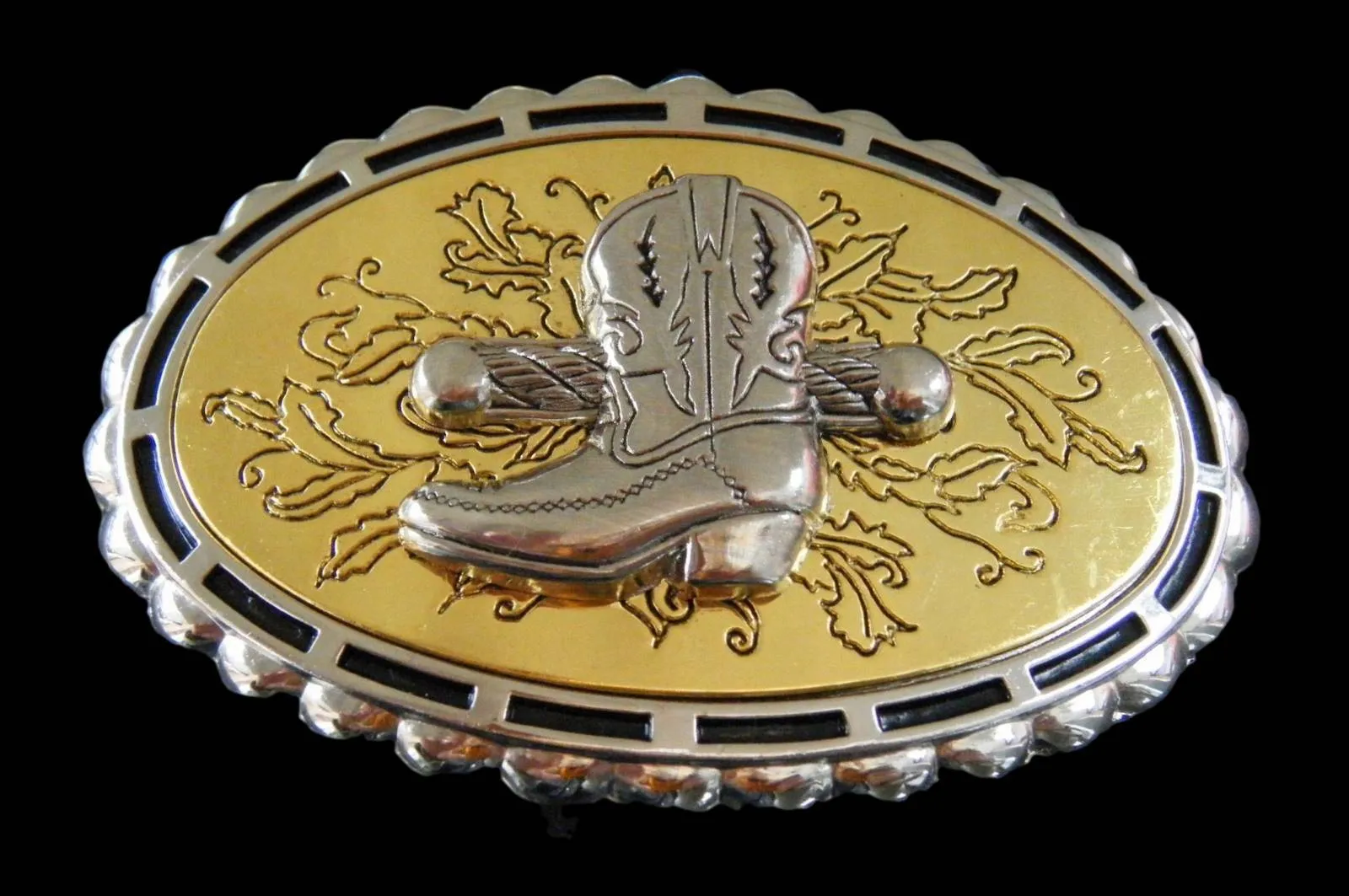Western Boots Cowboy Cowgirl Rancher Rodeo Belt Buckle